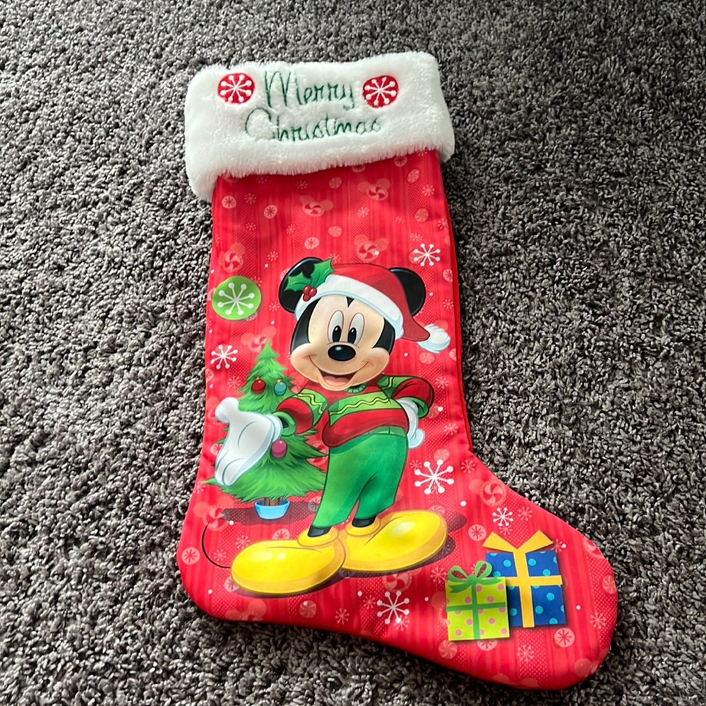 NEW RARE Disney Mickey Mouse Christmas Stocking - Limited Edition/Hard to find!!